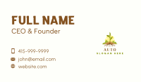 Plant Root Botanical Business Card Design