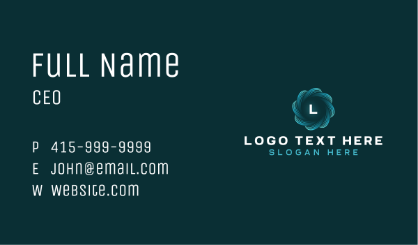 Tech Ai Propeller Business Card Design Image Preview