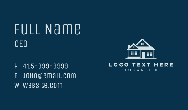 House Property Realtor Business Card Design Image Preview
