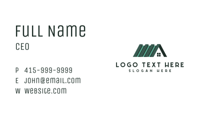 Home Roofing Contractor Business Card Image Preview