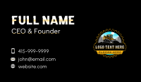 Bulldozer Excavator Skid Steer Business Card Preview