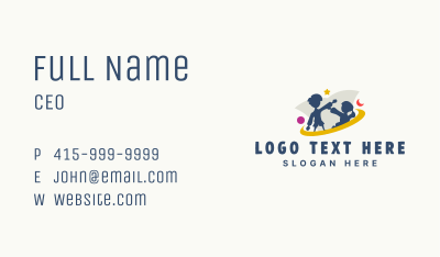 Children Nursery Daycare Business Card Image Preview