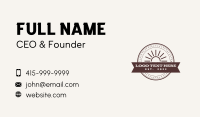 Classic Western Badge Business Card Image Preview