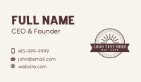 Classic Western Badge Business Card Preview