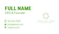 Green Nature Leaves Business Card Image Preview