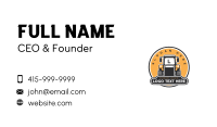 Heavy Equipment Machinery Business Card Preview