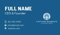 Lady Liberty Head Crown Business Card Image Preview