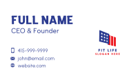 National American Flag Business Card Image Preview