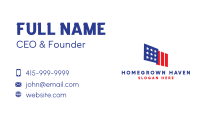 National American Flag Business Card Image Preview