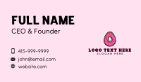 Easter Donut Egg  Business Card Image Preview