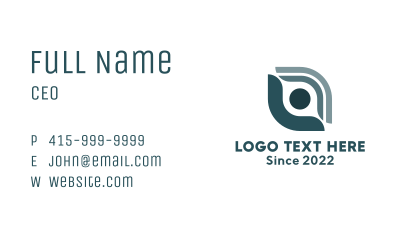 Marketing Professional Emblem Business Card