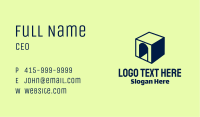 Blue Cube Home  Business Card Image Preview