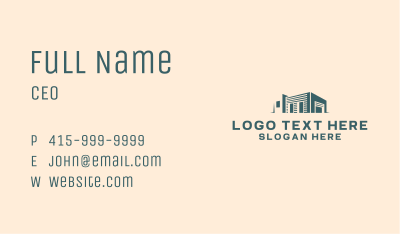 Warehouse Logistics Facility Business Card Image Preview