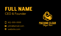 Gold Trumpet Silhouette Business Card Image Preview