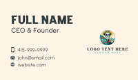 Summer Skeleton Surfboard Business Card Preview