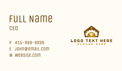 Hammer Saw House Business Card Image Preview