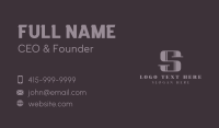 Professional Firm Letter S Business Card Image Preview