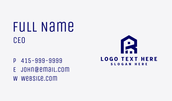 House Builder Real Estate Business Card Design Image Preview