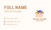 Blueberry Cake Dessert Business Card Image Preview