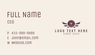 Weight Plate Wings Business Card Image Preview