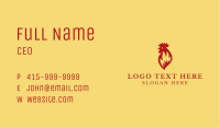 Flaming Chicken Grill Business Card Image Preview