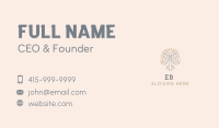 Woman Tree Yoga Business Card Image Preview