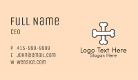 Dog Veterinary Cross  Business Card Image Preview