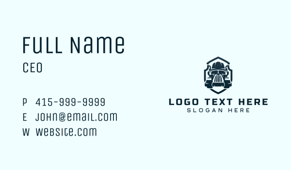 Freight Cargo Truck Business Card Design Image Preview