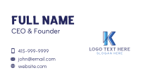 Creative Letter K Business Card Image Preview