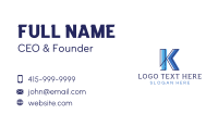 Creative Letter K Business Card Preview