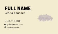 Classy Feminine Calligraphy Business Card Image Preview