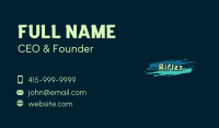 Graffiti Artist Wordmark Business Card Image Preview