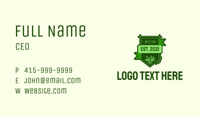 Hipster Outdoor Camping Business Card Image Preview