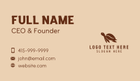 Turtle Coffee Shop Business Card Image Preview