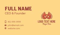 Shrimp Restaurant Location Business Card Preview