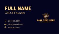 Animal Lion Gaming Business Card Image Preview