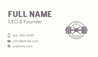 Barbell Workout Gym Business Card Image Preview