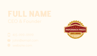 Saw Woodgrain Carpentry Business Card Image Preview