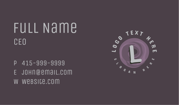 Mural Paint Lettermark Business Card Design Image Preview
