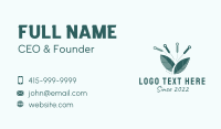 Organic Herb Acupuncture  Business Card Preview