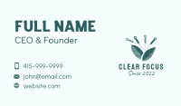 Organic Herb Acupuncture  Business Card Image Preview