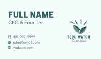 Organic Herb Acupuncture  Business Card Image Preview