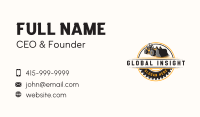 Wheel Loader Construction Business Card Image Preview