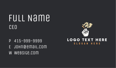 Smoking Weed Cigarette Business Card Image Preview