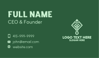 Geometric Modern Plant Business Card Image Preview