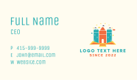 Child Castle Playground Business Card Image Preview