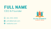 Child Castle Playground Business Card Image Preview