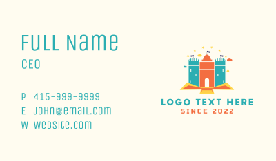 Child Castle Playground Business Card
