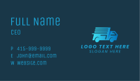 Blue Delivery Van  Business Card Image Preview