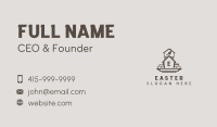 House Brick Construction Business Card Design